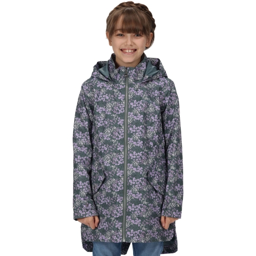 Regatta Girls Talei Waterproof Breathable Jacket 15 Years - Chest 86-98cm (Height 164-170cm)