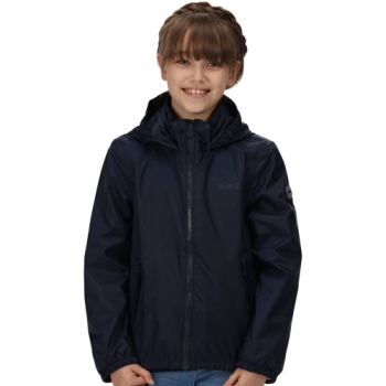 Regatta Girls Catkin Waterproof Breathable Jacket 5-6 Years - Chest 59-61cm (Height 110-116cm)