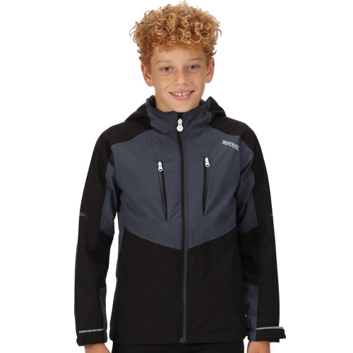 Regatta Boys Highton III Waterproof Breathable Jacket 11-12 Years - Chest 75-79cm