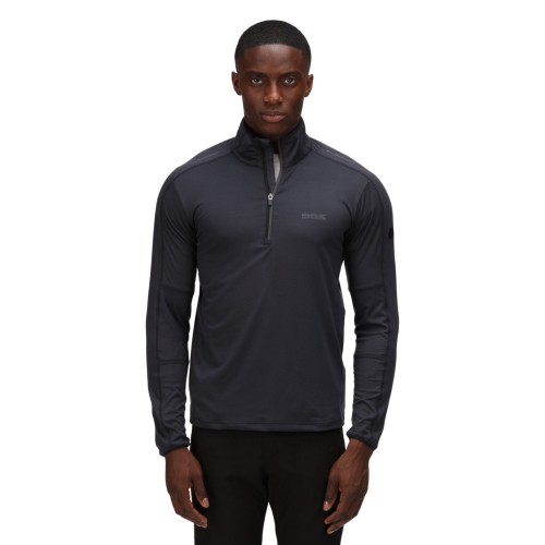 Regatta Mens Makhill Stretchy UV Protection Half Zip Jacket L - Chest 41-42' (104-106.5cm)