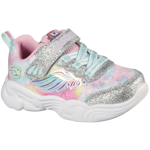 Skechers Girls Unicorn Storm Sports Lace Up Trainers Shoes UK Size 7 (EU 24)