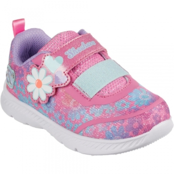 Skechers Girls Comfy Flex 2.0 Dancing Daisys Trainers UK Size 4 (EU 21)