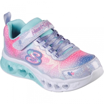 Skechers Girls Flutter Heart Lights Simply Love Trainers UK Size 1.5 (EU 34)