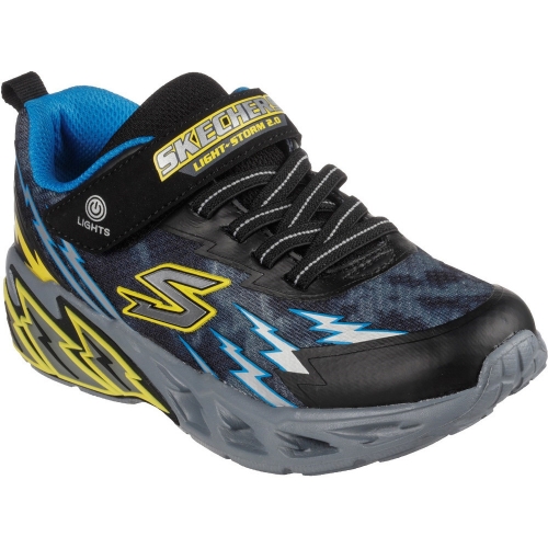 Skechers Boys Light Storm 2.0 Light Up Sporty Trainers UK Size 1.5 (EU 34)