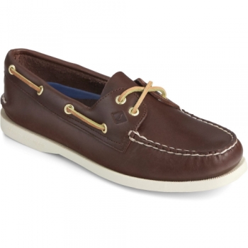 Sperry Womens Authentic Original Lace Up Leather Boat Shoes UK Size 7.5 (EU 41)