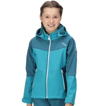 Regatta Girls Eastcott II Warm Backed Softshell Coat 13 Years - Chest 79-83cm (Height 153-158cm)