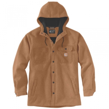 Carhartt Mens Wind & Rain Relaxed Fit Bonded Shirt Jacket L - Chest 42-44' (107-112cm)