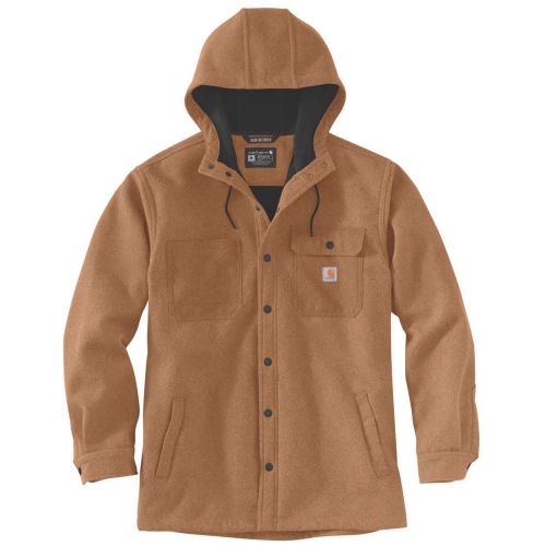 Carhartt Mens Wind & Rain Relaxed Fit Bonded Shirt Jacket XXL - Chest 50-52' (127-132cm)