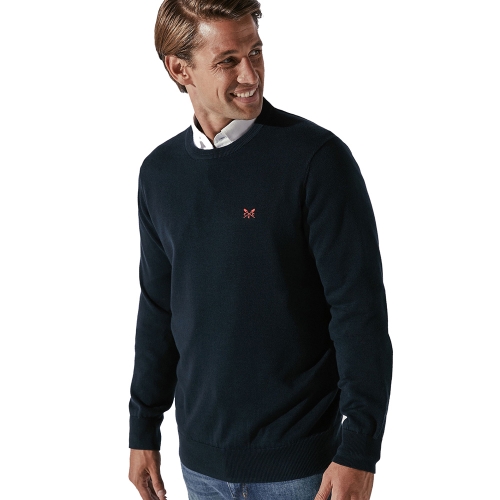 Crew Clothing Mens Classic Organic Cotton Crew Neck Jumper M - Chest 40-41.5'