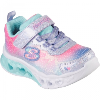 Skechers Girls Flutter Heart Lights Simply Love Trainers UK Size 5 (EU 22)