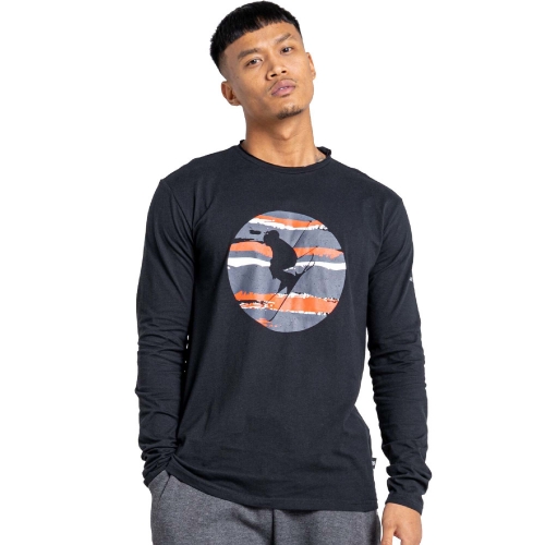 Dare 2B Mens Upgrade II Cotton Long Sleeve T Shirt XXL- Chest 47', (119cm)