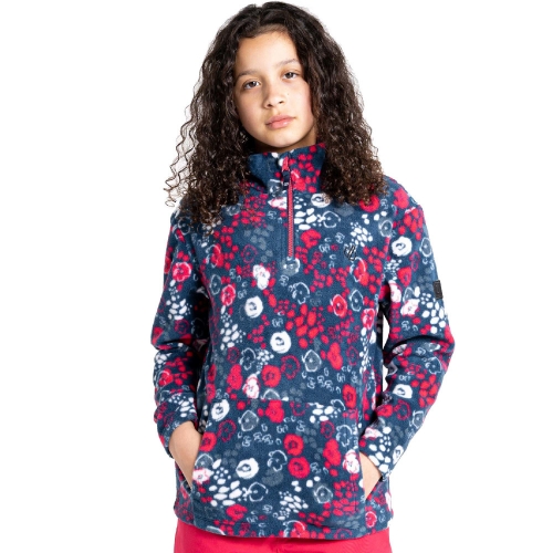 Dare 2B Girls Cushy Pullover Half Zip Fleece Jacket 15-16 Years- Chest 34' (86.36cm)