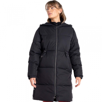 Dare 2B Womens Indulgent Long Length Waterproof Padded Coat UK 12- Bust 38', (97cm)