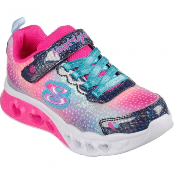 Skechers Girls Flutter Heart Lights Simply Love Trainers UK Size 3 (EU 36)