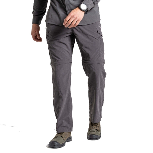 Craghoppers Mens NosiLife Convertible Walking Trousers 30R - Waist 30' (76cm), Inside Leg 31'