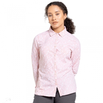 Craghoppers Womens NosiLife Callo Long Sleeve Shirt 10 - Bust 34' (86cm)