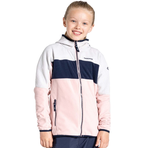 Craghoppers Girls Linden Hooded Micro Fleece Jacket 3-4 Years- Chest 21.5-22.5', (55-57cm)