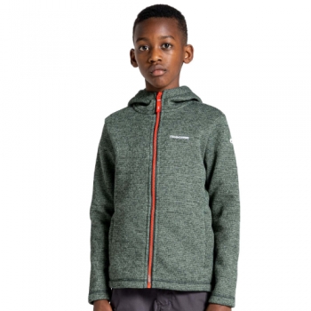 Craghoppers Boys Shiloh Hooded Relaxed Fit Fleece Jacket 5-6 Years - Chest 23.25-24' (59-61cm)