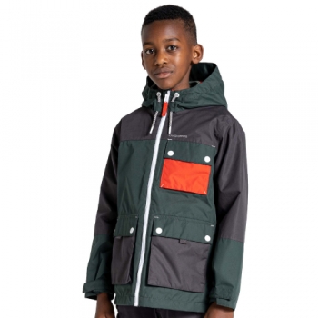 Craghoppers Boys Carter Hooded Relaxed Fit Waterproof Jacket 9-10 Years- Chest 27.25-28.75', (69-73cm)