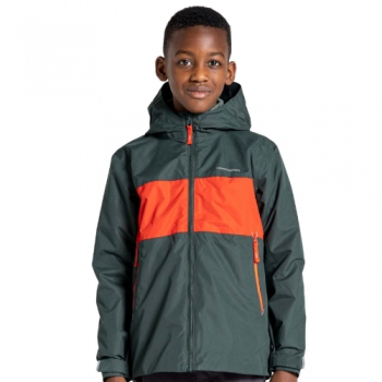 Craghoppers Boys Bellamy Waterproof Reflective Jacket 11-12 Years - Chest 29.5-31' (75-79cm)