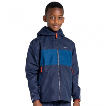 Craghoppers Boys Bellamy Waterproof Reflective Jacket 9-10 Years- Chest 27.25-28.75', (69-73cm)