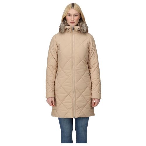 Regatta Womens Fritha II Long Length Padded Coat 10 - Bust 34' (86cm)