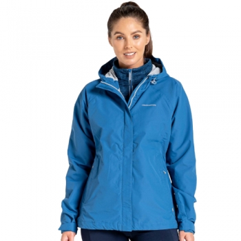 Craghoppers Womens Orion Waterproof Breathable Hooded Coat 8 - Bust 32' (81cm)