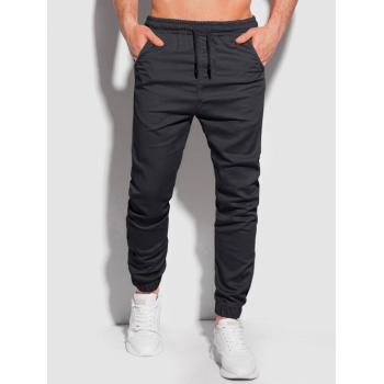 ZAFUL Men's Drawstring Solid Color Multi-pocket Jogger Pants M Black