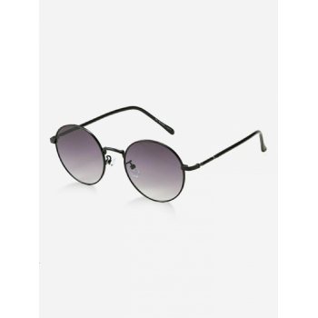 Fashion Women Simple Style Circular Shape Metal Sunglasses