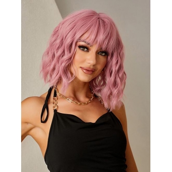 zaful See-through Bang Fluffy Curly Short Synthetic Wig