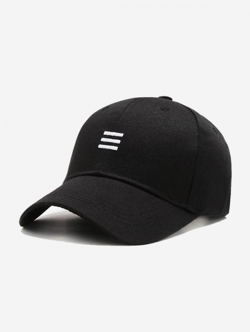 Contrast Embroidered Baseball Cap