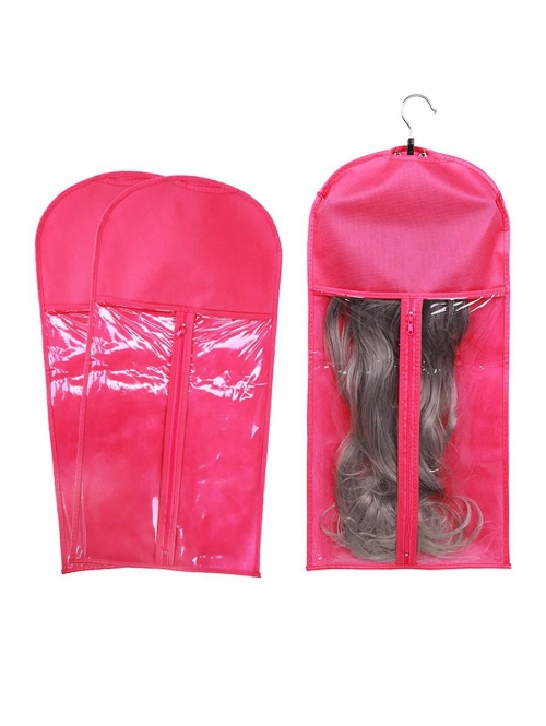 zaful Portable Wig Storage Bag with Hanger