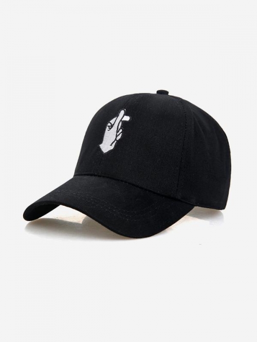 Gesture Embroidered Baseball Cap