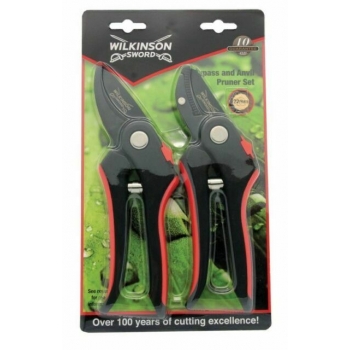 Wilkinson Sword Bypass and Anvil Pruner Twin Pack Set