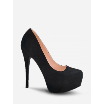 Women Solid Platforms Stiletto Heel Pumps