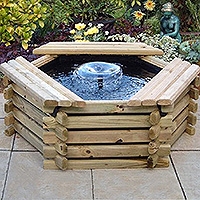 Norlog Instalog Raised Wooden Pond (50 Gallons)