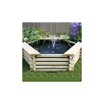 Norlog Instalog Raised Wooden Pond (100 Gallons)