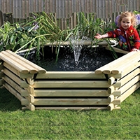 Norlog Instalog Raised Wooden Pond (175 Gallons)