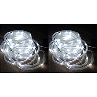 PondXpert Solar LED Rope Light 100 (Hollow, Set of 2)