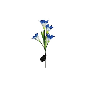 PondXpert Solar Lily Flower (Blue, Single)