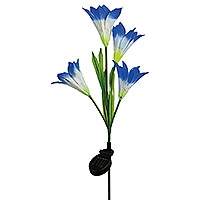 PondXpert Solar Lily Flower (Blue, Single)