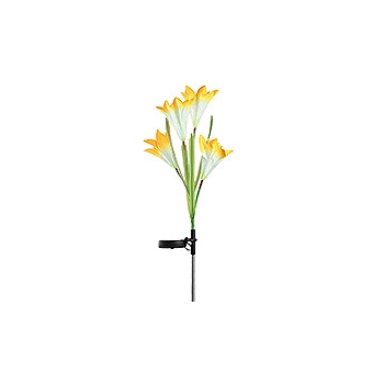 PondXpert Solar Lily Flower (Yellow, Single)