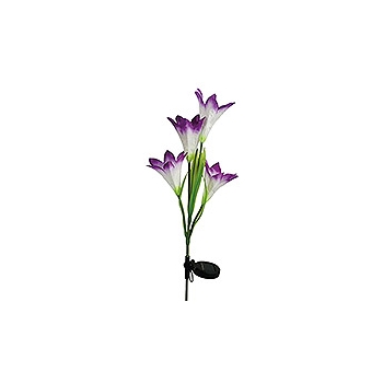 PondXpert Solar Lily Flower (Purple, Single)