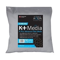 Evolution Aqua Kaldnes K+ Sinking Bio Media (NEW, 50 Litres, Black)