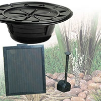 PondXpert Solar Pebble Pond Kit 250