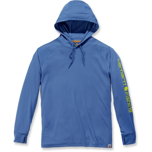 Carhartt Mens Fishing Hooded Fast Drying Long Sleeve T Shirt XL - Waist 40-42' (102-107cm)