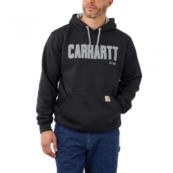 Carhartt Mens Felt Logo Graphic Loose Fit Sweatshirt M - Chest 38-40' (97-102cm)