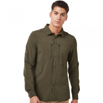 Craghoppers Mens NosiLife Pro Wicking Long Sleeve Shirt S - Chest 38' (97cm)