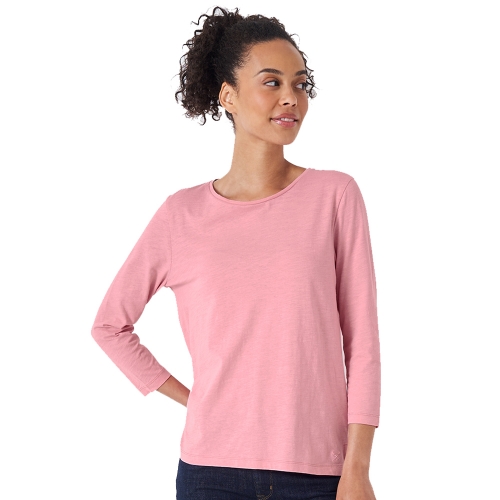 Crew Clothing Womens Long Sleeve Perfect Cotton Slub T Shirt 12- Bust 35.5-37'