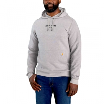 Carhartt Mens Lightweight Logo Relaxed Fit Graphic Hoodie M - Chest 38-40' (97-102cm)